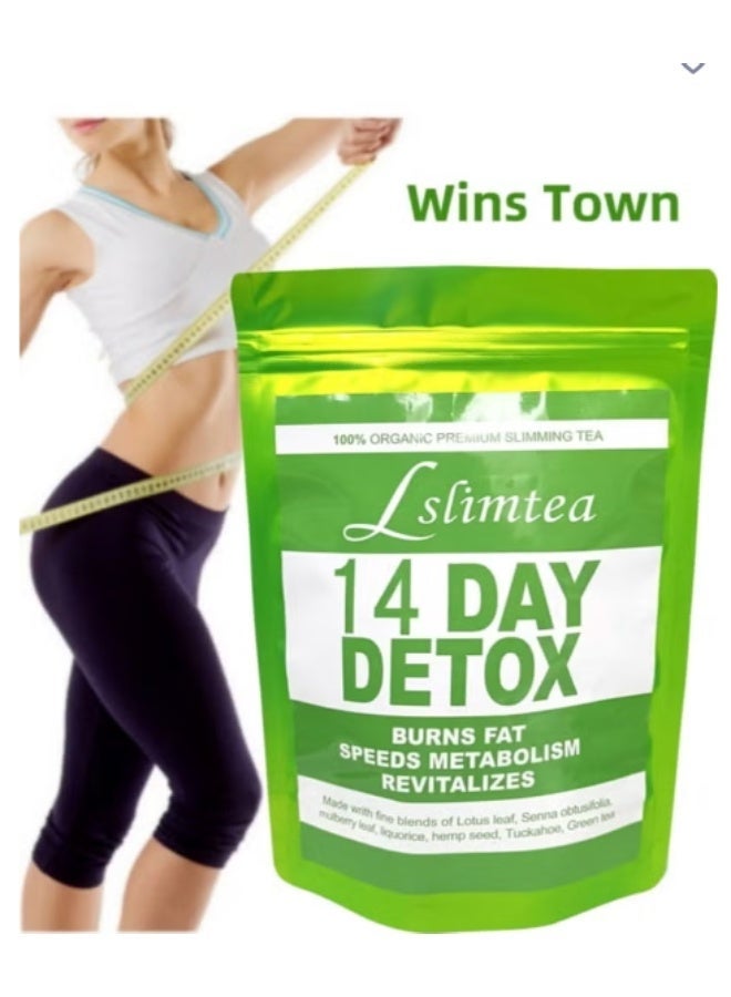 Wins Town Detox Tummy Tea Bags Support Healthy Digestive And Metabolism 14 Bags - Image 1